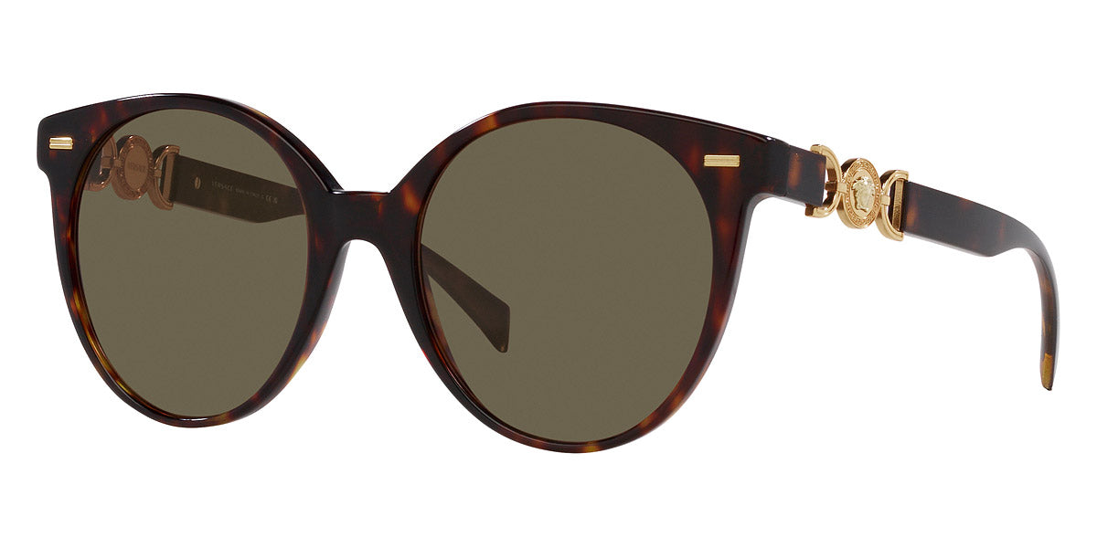 title:Versace Women's VE4442-108-3-55 Fashion 55mm Havana Sunglasses;color:Havana