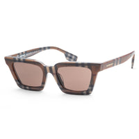 title:Burberry Women's BE4392U-396673-52 Briar 52mm Check Brown Sunglasses;color:Check Brown