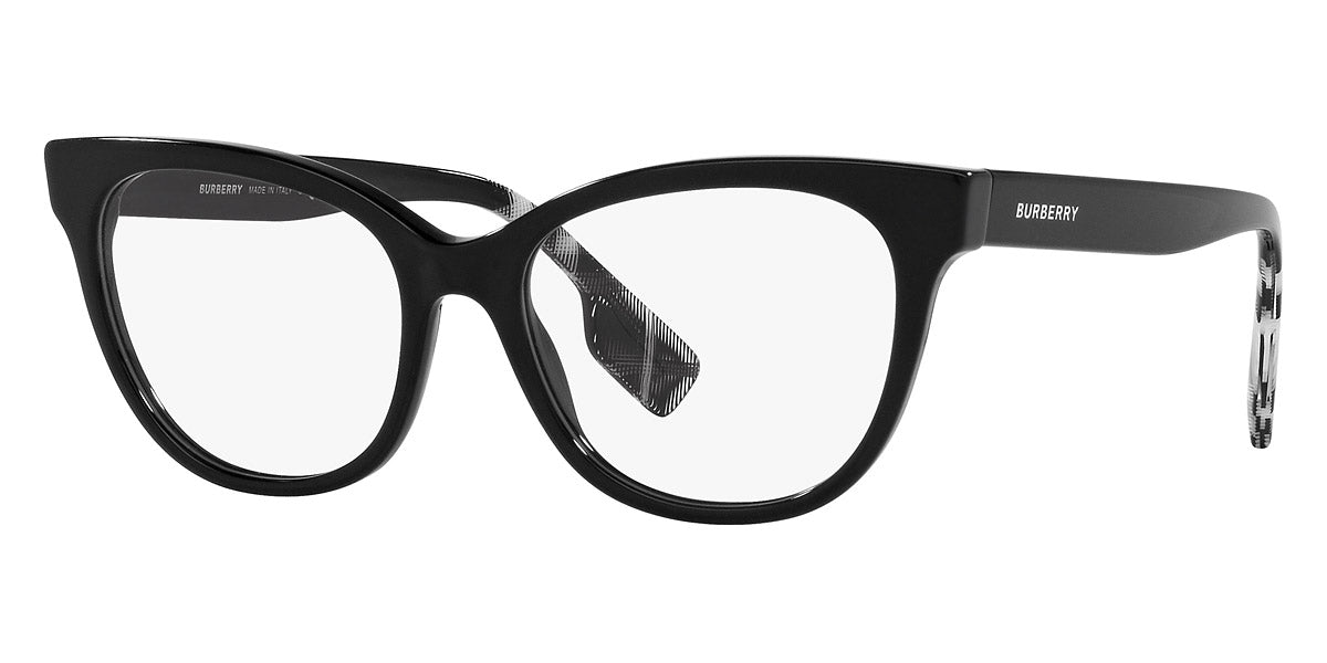 title:Burberry Women's BE2375-3001-51 Evelyn 51mm Black Opticals;color:Black