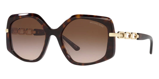 title:Michael Kors Women's MK2177-300613-56 Cheyenne 56mm Dark Tortoise Sunglasses;color:Dark Tortoise