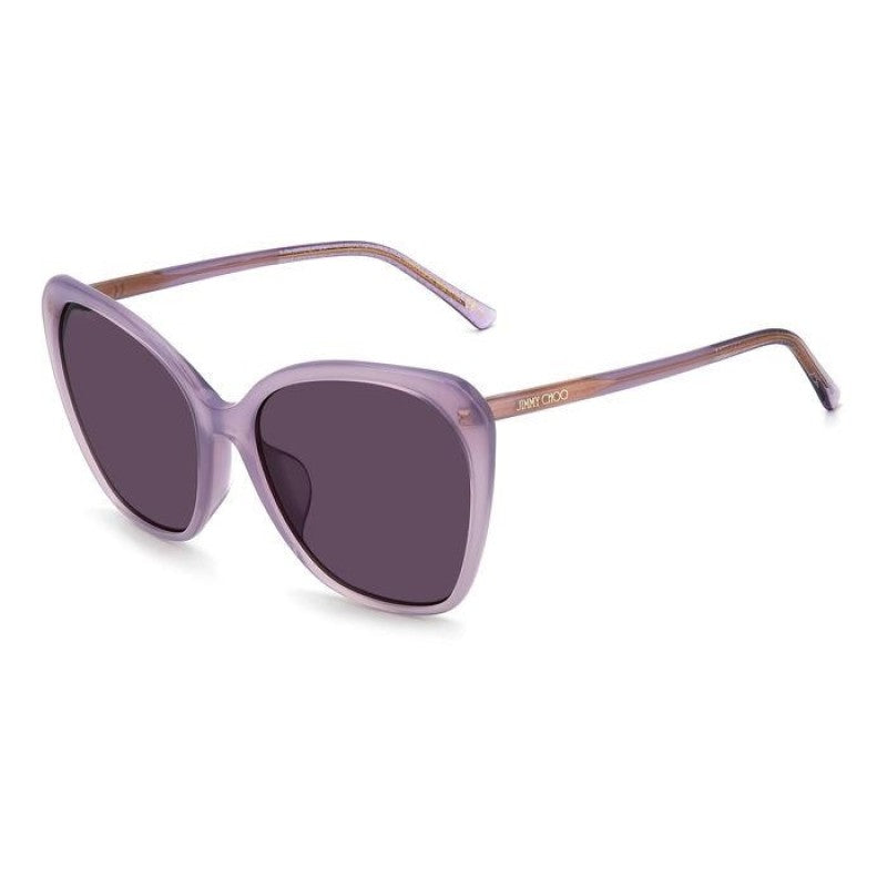 title:Jimmy Choo Women's BAGS-0B3V-UR Fashion 56mm Violet Sunglasses;color:Violet