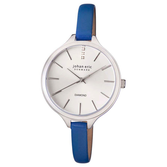 title:Johan Eric Women's Herlev Slim 35mm Quartz Watch JE2100-04-001.3L;color:Silver