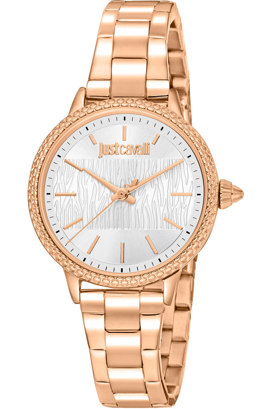 title:Just Cavalli Women's JC1L259M0075 Animalier Miraggio 32mm Quartz Watch;color:Rose Gold