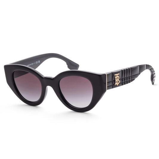 title:Burberry Women's BE4390-30018G-47 Meadow 47mm Black Sunglasses;color:Black