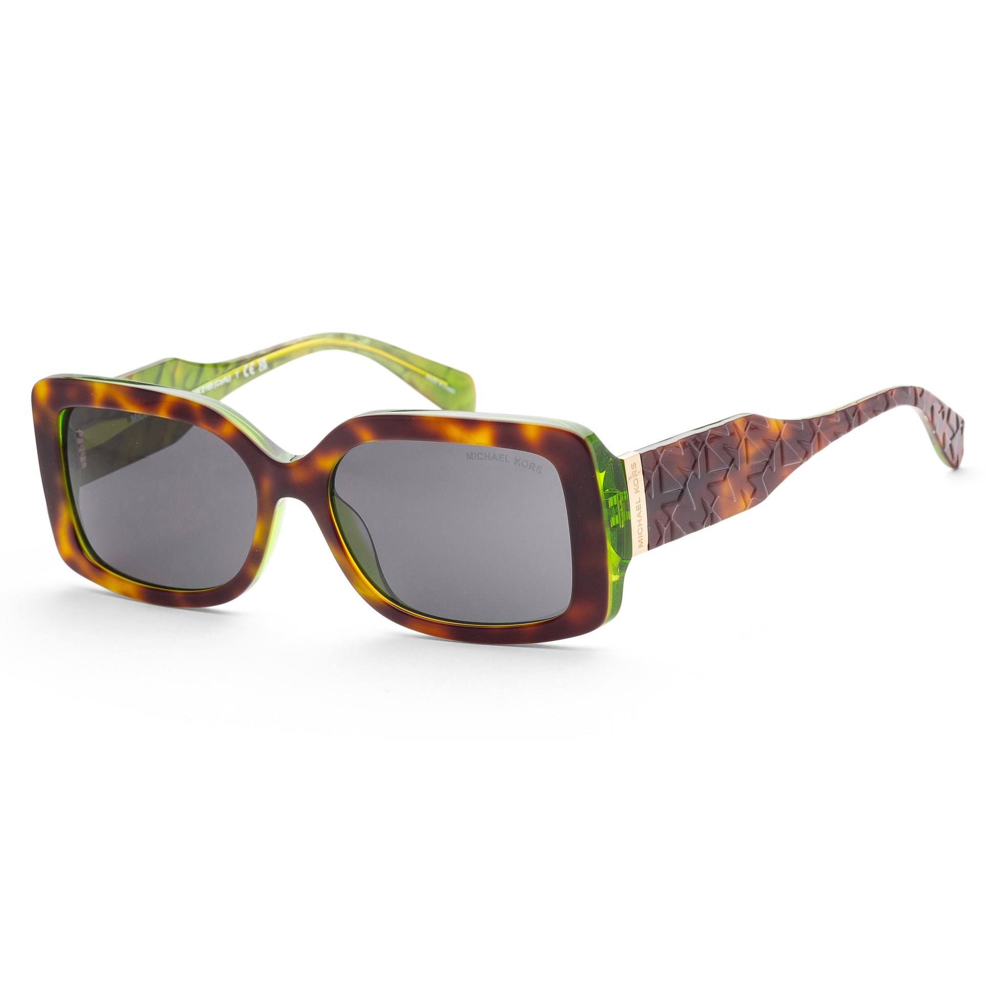 title:Michael Kors Women's MK2165-377687-56 Corfu 56mm Sunglasses;color:Dark Tortoise / Limade