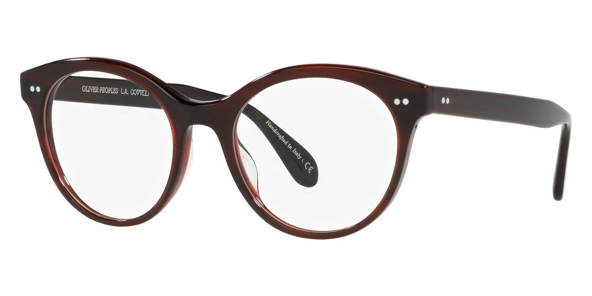 title:Oliver Peoples Women's OV5463U-1675-52 Fashion 52mm Bordeaux Bark Opticals;color:Bordeaux Bark