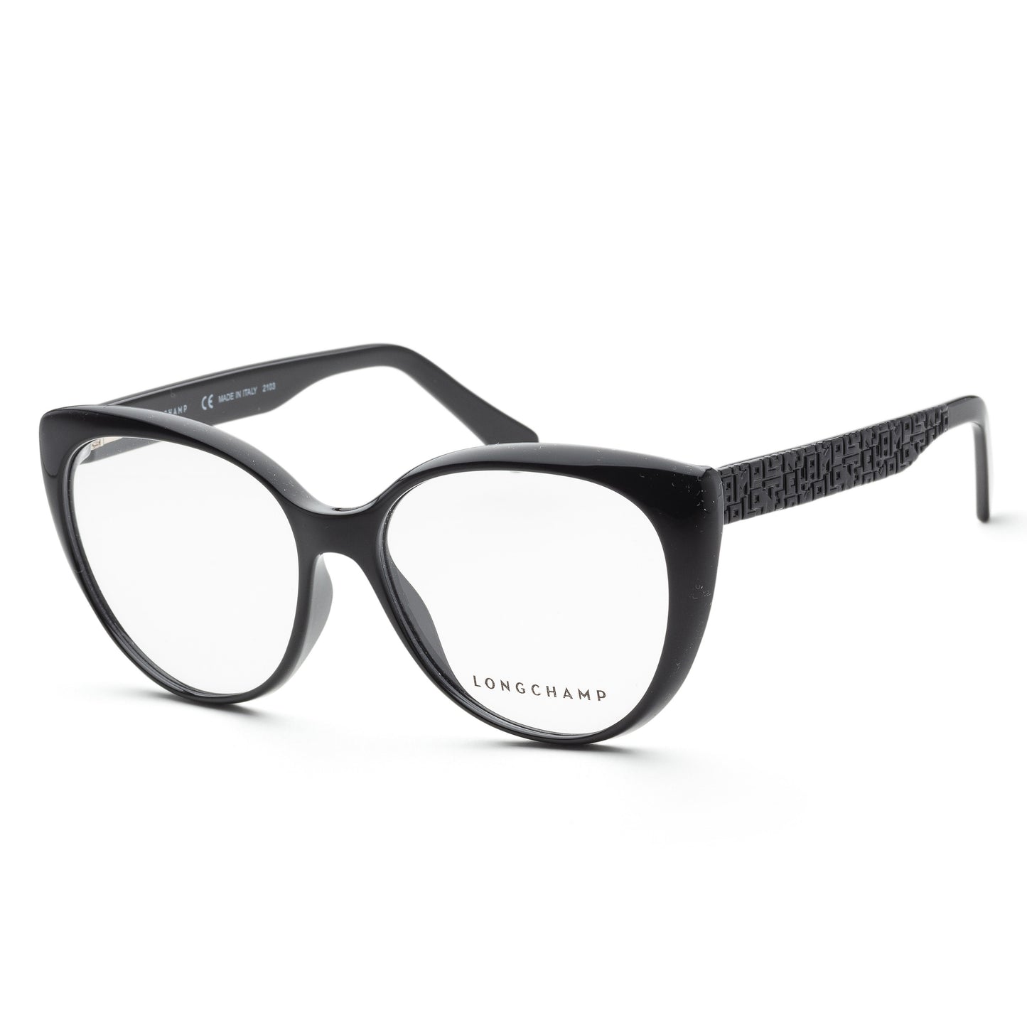 title:Longchamp Women's 55mm Black Opticals LO2682-001;color:Black frame, Demo Lens