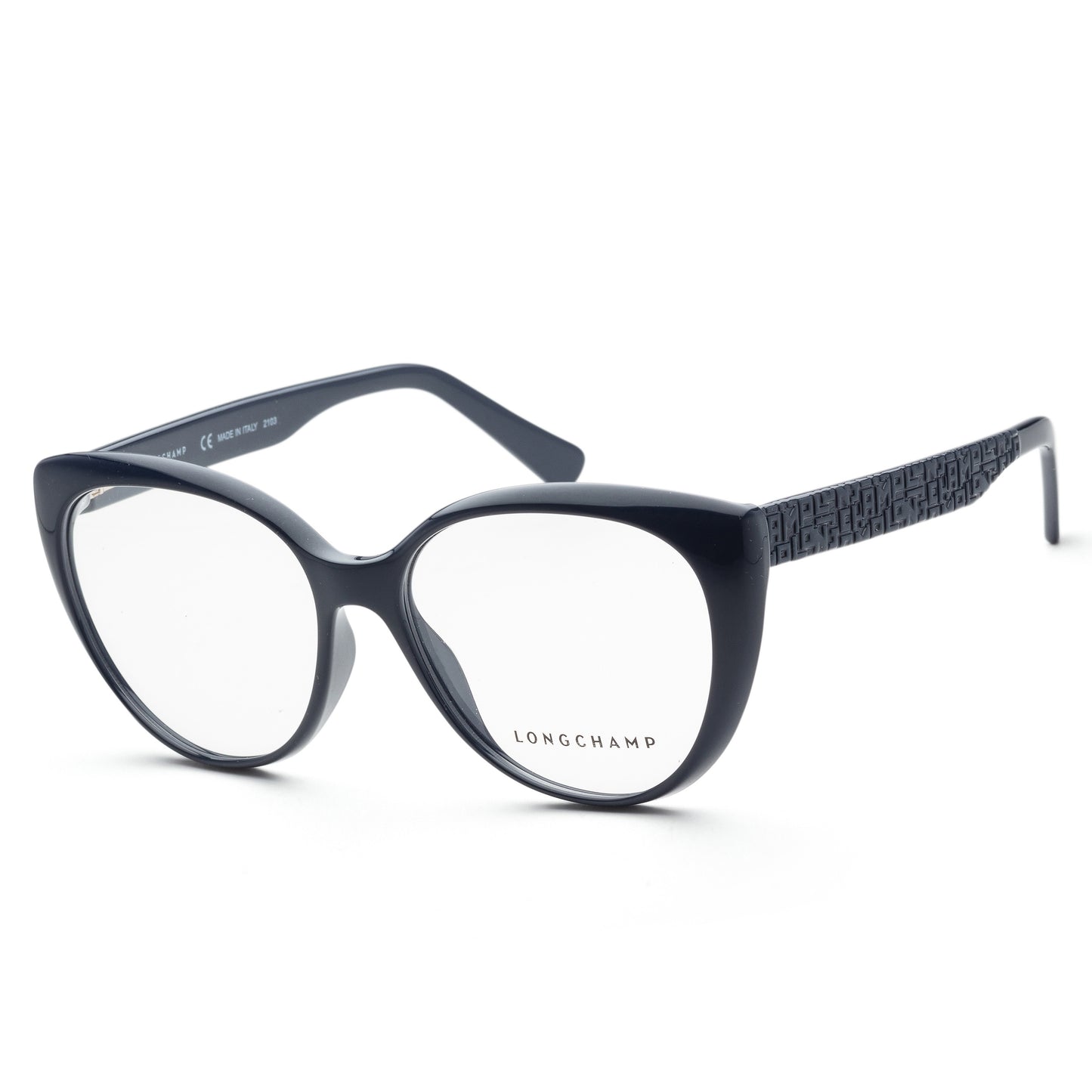 title:Longchamp Women's LO2682-424 Fashion 55mm Blue Opticals;color:Blue Frame, Demo Lens