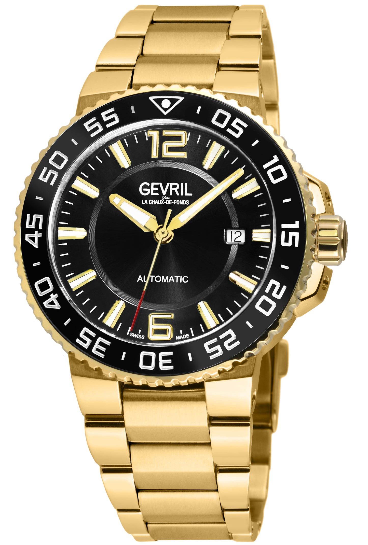 title:Gevril Men's Riverside 42mm Automatic Watch 46705;color:Black