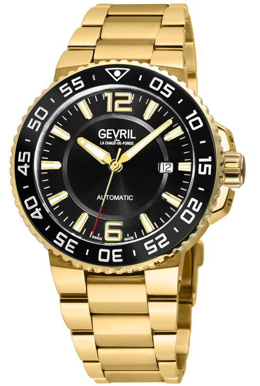 title:Gevril Men's Riverside 42mm Automatic Watch 46705;color:Black