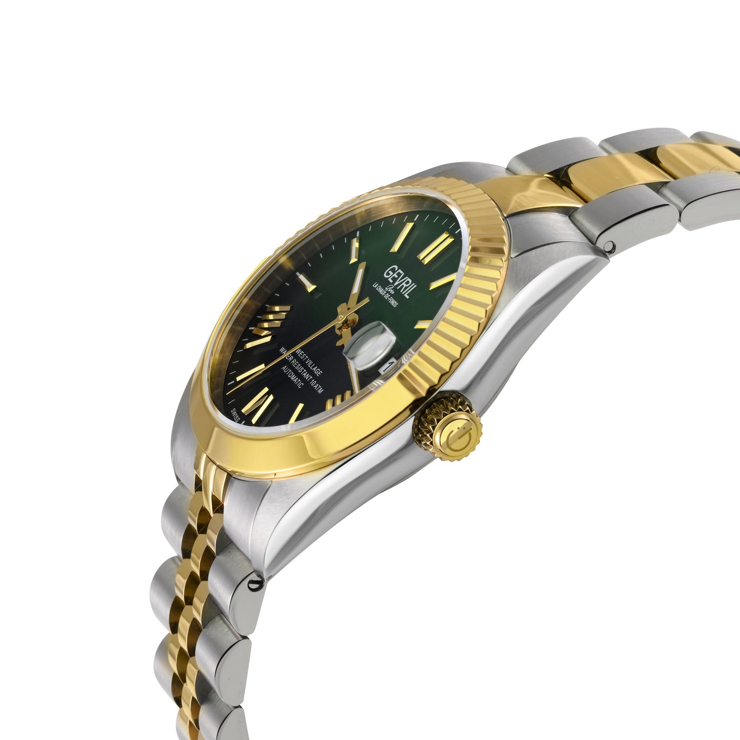 title:Gevril Men's West Village Fusion Elite 40mm Automatic Watch 48961B;color:Green