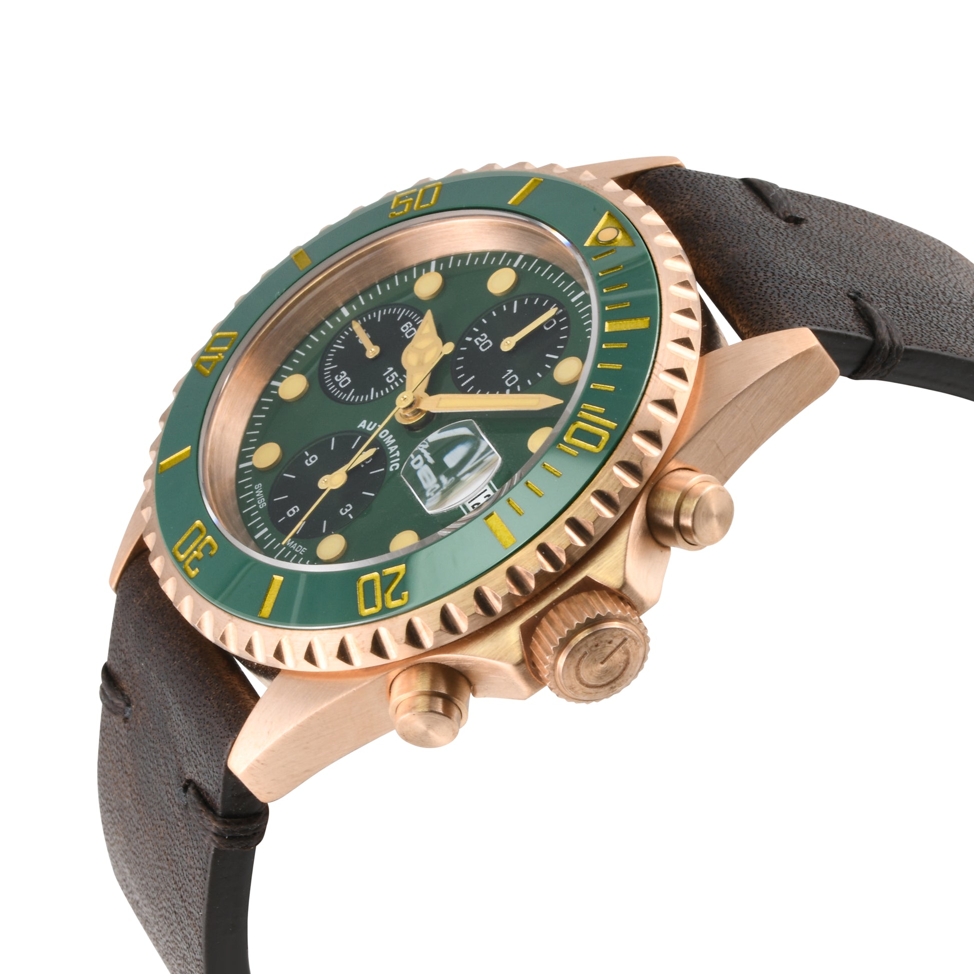 title:Gevril Men's Wallstreet 44mm Automatic Watch 4166;color:Green