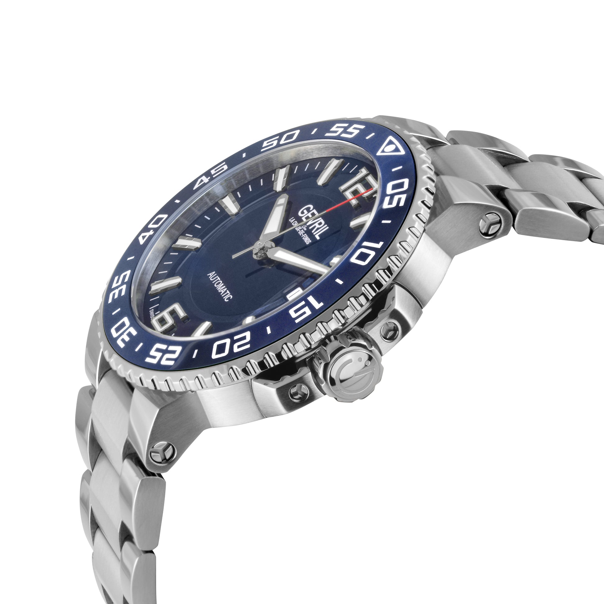 title:Gevril Men's Riverside 42mm Automatic Watch 46702;color:Blue