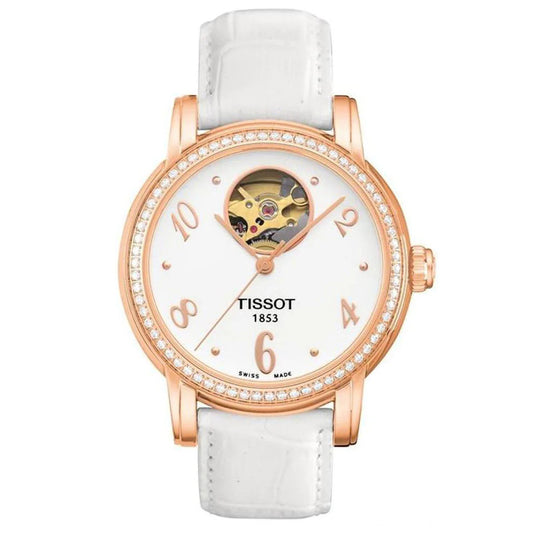 title:Tissot Women's T0502073601701 Lady Heart Automatic Watch;color:White