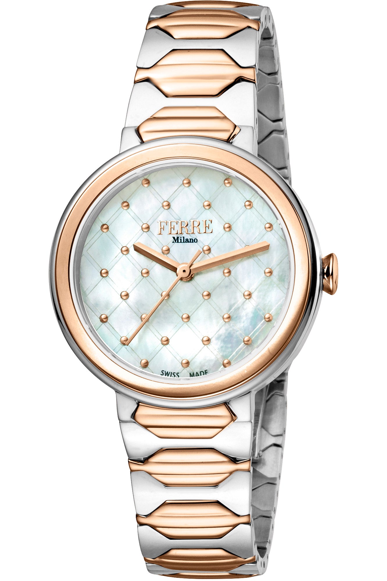 title:Ferre Milano Fashion Women's FM1L124M0101 32mm Quartz Watch;color:Silver