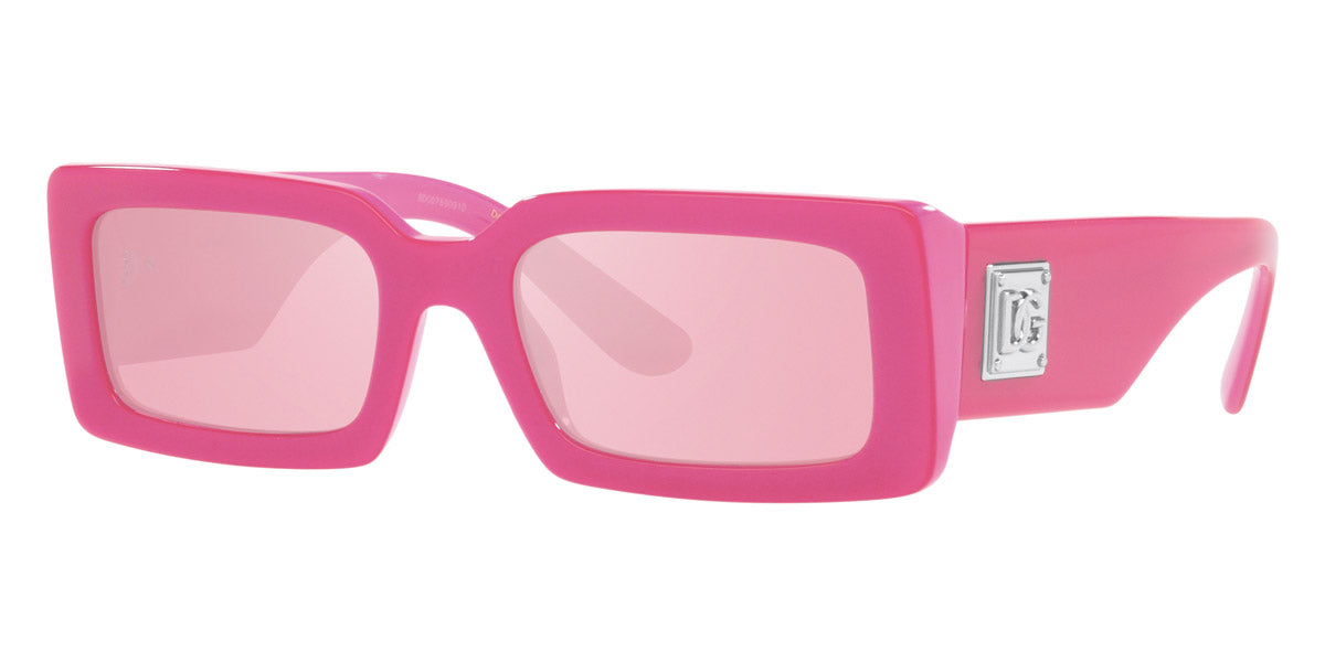 title:Dolce & Gabbana Women's DG4416-33794Z-53 Fashion 53mm Metallic Pink Sunglasses;color:Metallic Pink
