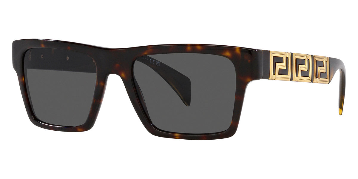 title:Versace Men's VE4445-108-87-54 Fashion 54mm Havana Sunglasses;color:Havana