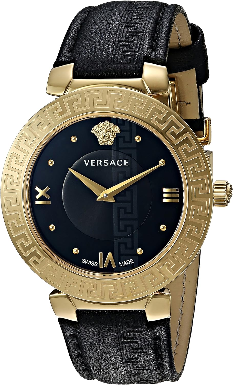 title:Versace Women's V16050017 Daphnis 35mm Quartz Watch;color:Black