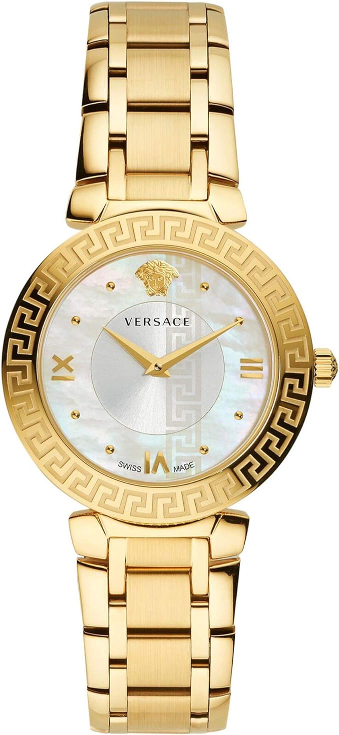 title:Versace Women's V16070017 Daphnis 35mm Quartz Watch;color:Gold