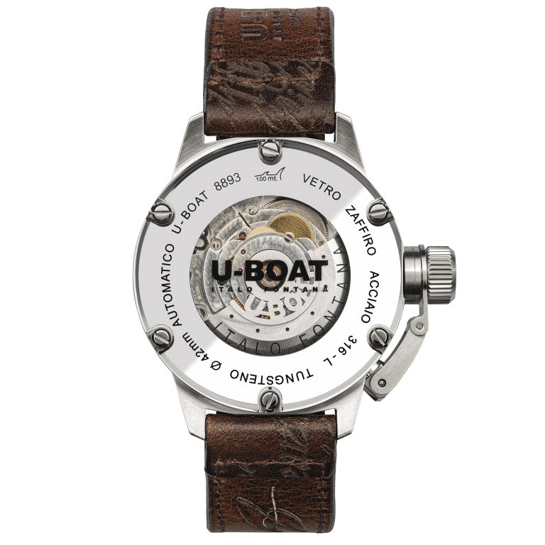 title:U-Boat Men's Classico 42mm Automatic Watch UB-8893;color:Black