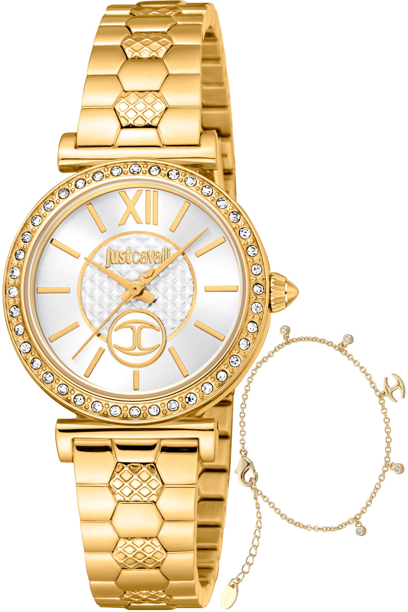 Just Cavalli Women's JC1L273M0055 SET Varenna 30mm Quartz Watch - Ruumur