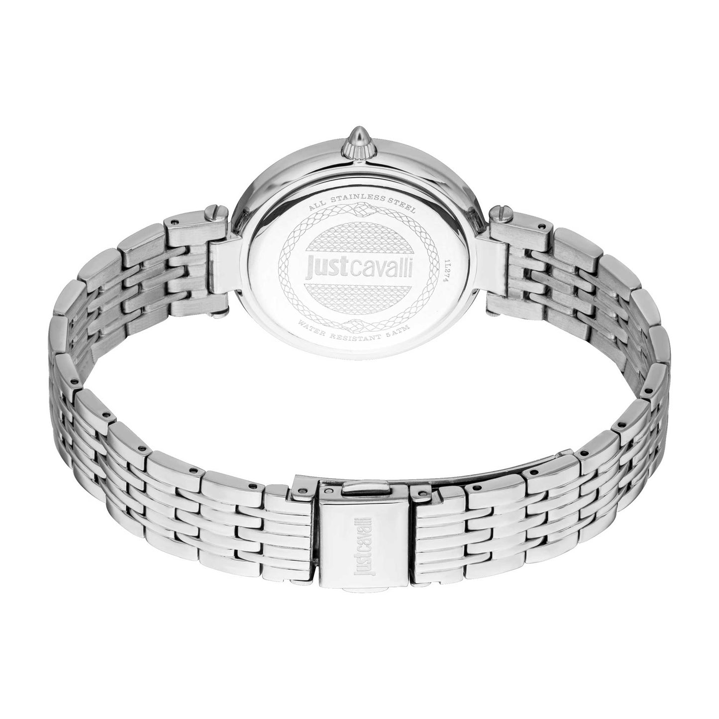 title:Just Cavalli Women's JC1L274M0045 SET Savoca 32mm Quartz Watch;color:White