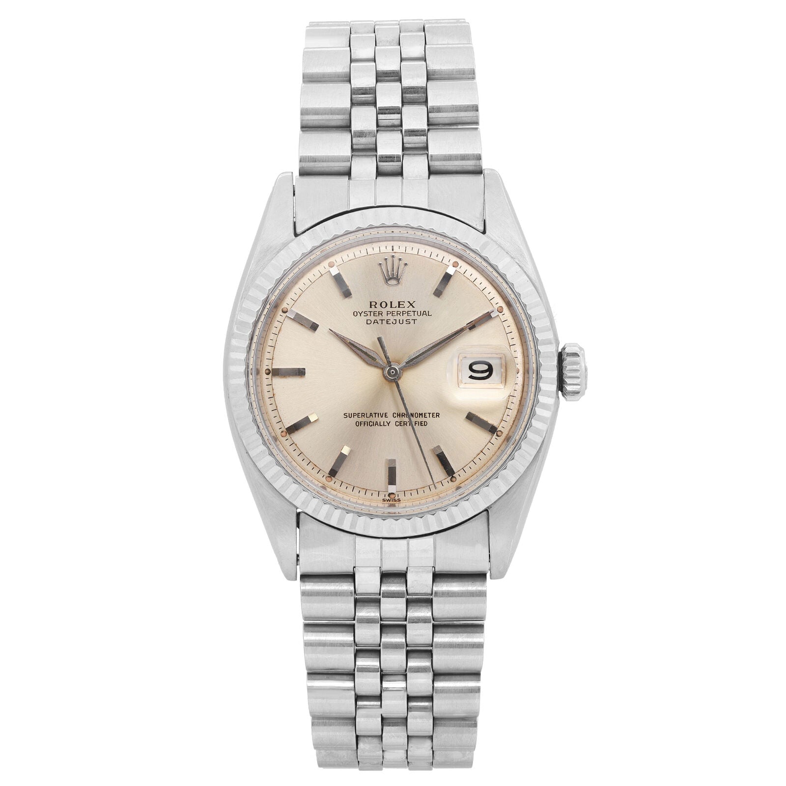 title:  Rolex Datejust  14k gold Steel Silver Dial Automatic Men Watch   TFJ-142508297;color:not applicable