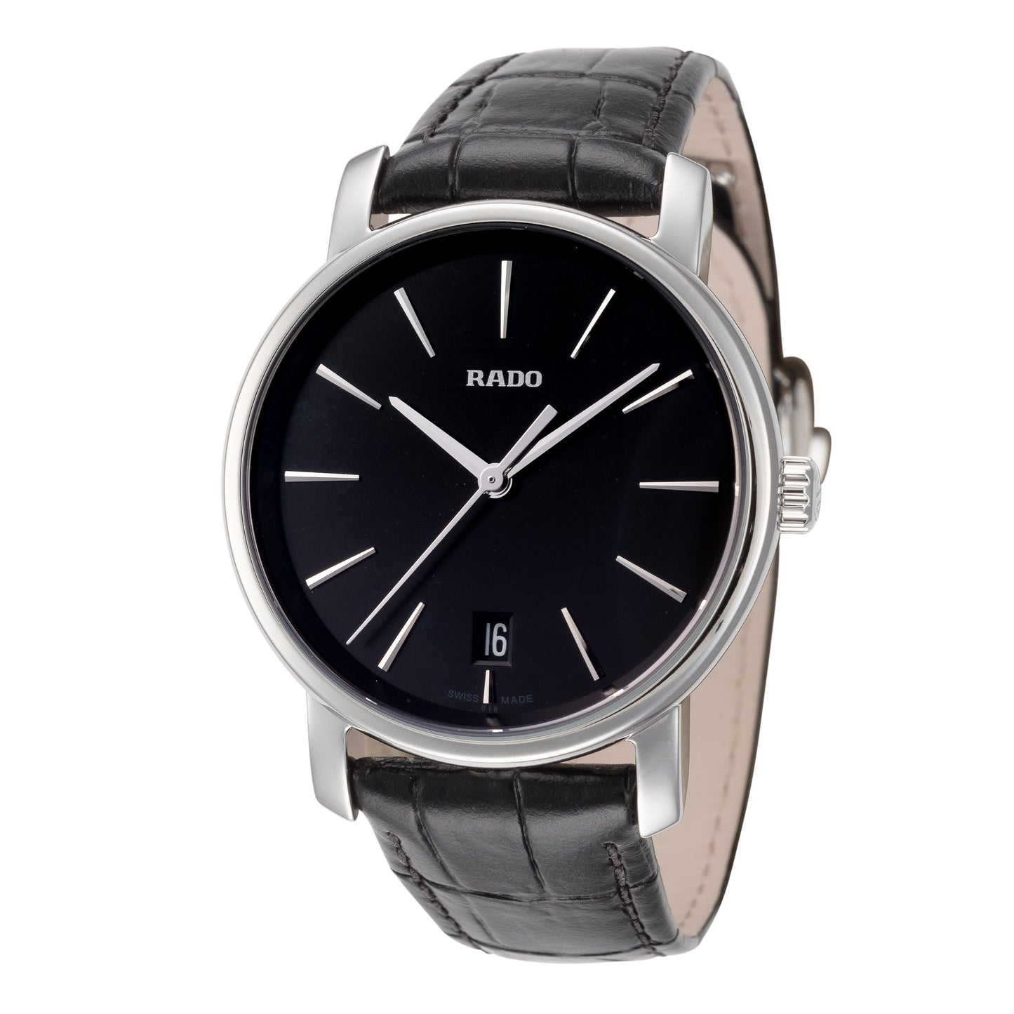 title:Rado Women's R14089185 DiaMaster Quartz Watch;color:Silver