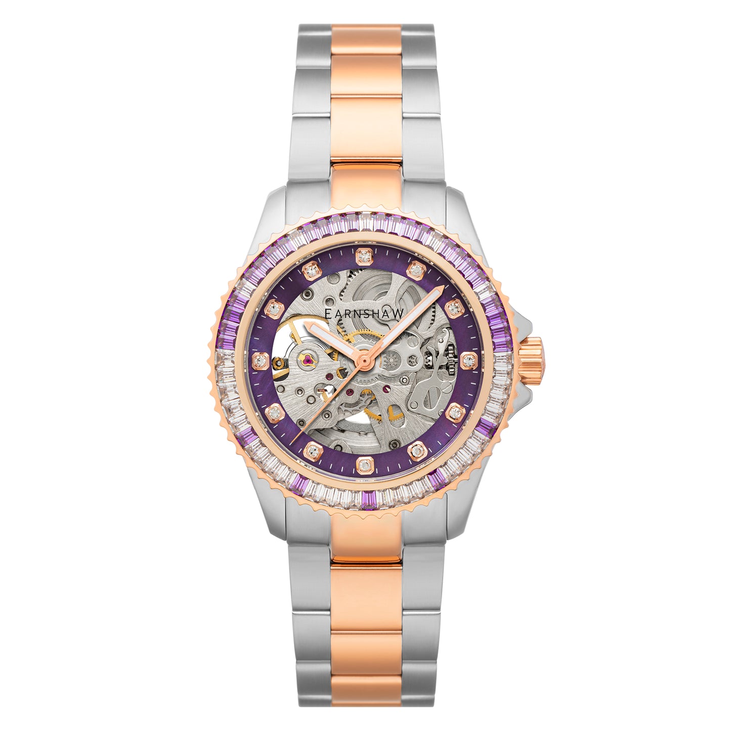 title:Thomas Earnshaw Women's ES-8275-55 Martineau 40mm Automatic Watch;color:Purple