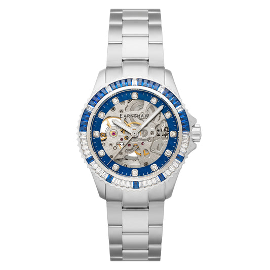 title:Thomas Earnshaw Women's ES-8275-22 Martineau 40mm Automatic Watch;color:Blue