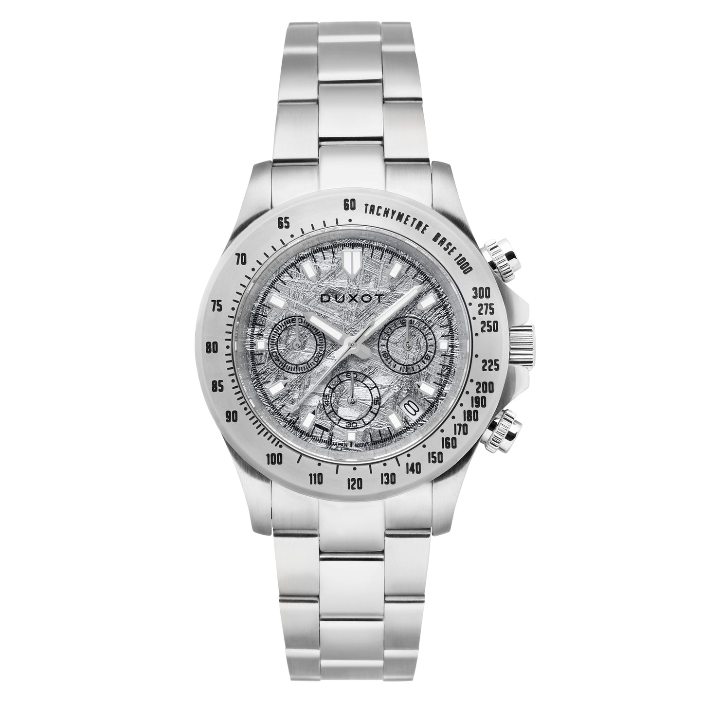 title:Duxot Men's DX-2048-II Atlantica Lapidary 43mm Chronograph Limited Ed. Watch;color:White