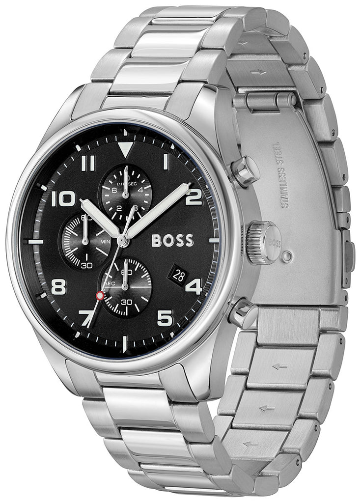 Hugo Boss Men\'s 1514008 View 44mm Quartz Watch– Ruumur