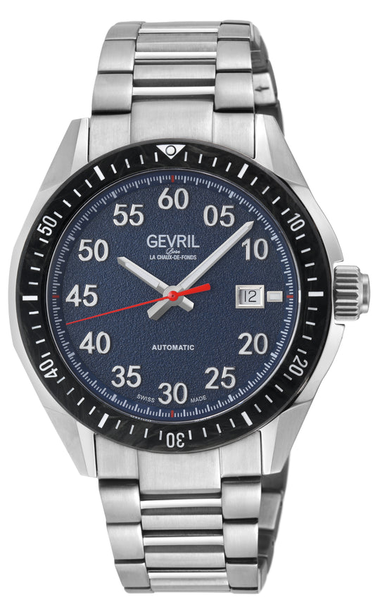 title:Gevril Men's Ascari 42mm Automatic Watch 48301B;color:Blue