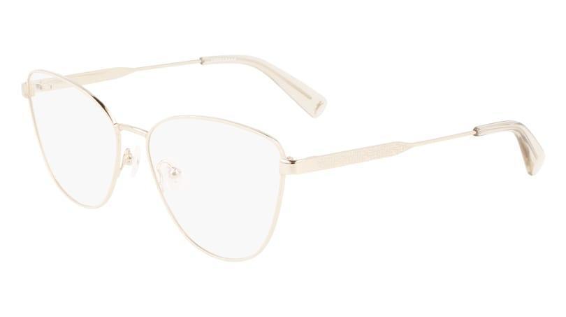 title:Longchamp Women's 54mm Silver Opticals LO2149-771;color:Silver frame, Demo Lens