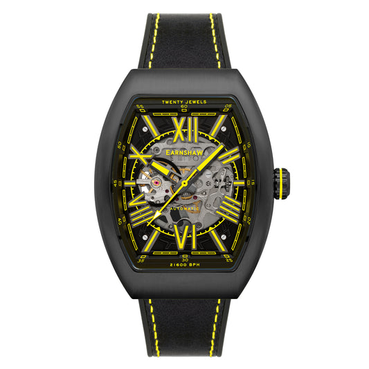 title:Thomas Earnshaw Men's ES-8271-06 Supremacy 45mm Automatic Watch;color:Black