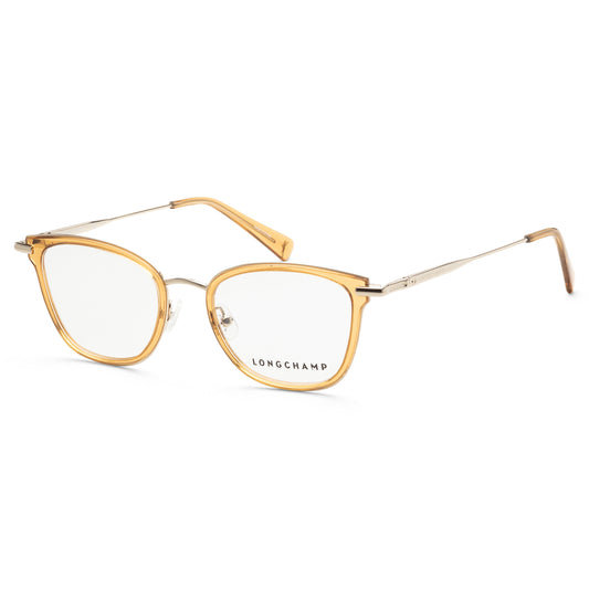 title:Longchamp Women's 49mm Butterscotch Opticals LO2145-740;color:Butterscotch frame, Demo Lens