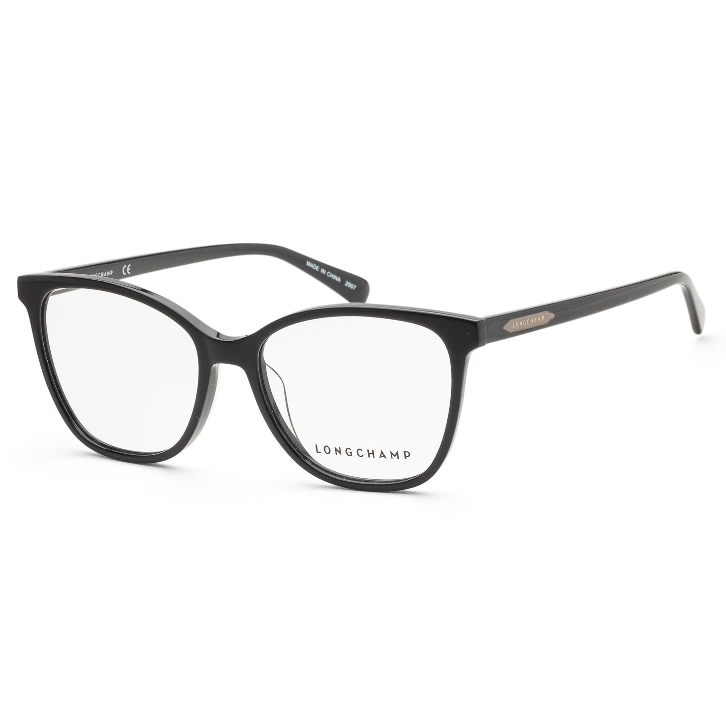 title:Longchamp Women's LO2665-001 52mm Black Square Opticals;color:Black Frame, Demo Lens