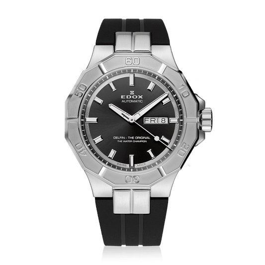 title:Edox Men 88008-3CA-NIN Delfin The Original 43mm Automatic Watch;color:Black