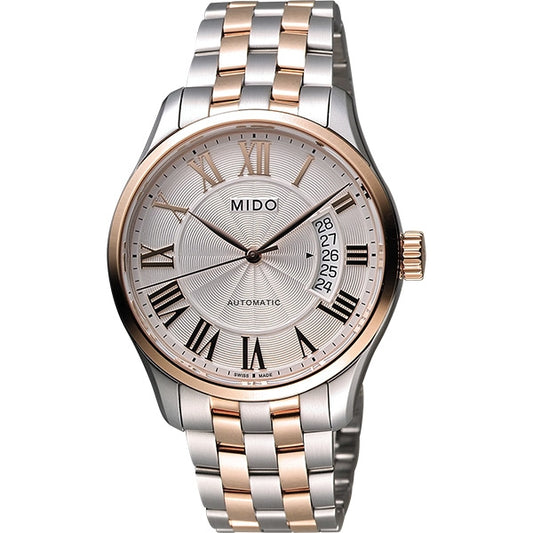 title:Mido Men's M0244072203300 Belluna II 40mm Automatic Watch;color:Silver