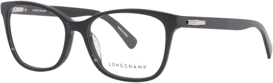 title:Longchamp Women's LO2680-001 Fashion 54mm Black Opticals;color:Black Frame, Demo Lens