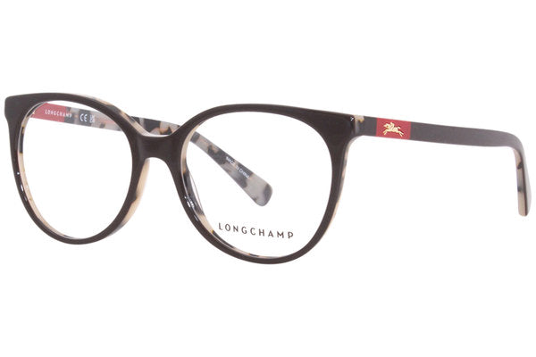 title:Longchamp Women's LO2699-201 Fashion 52mm Havana Opticals;color:Havana Frame, Demo Lens