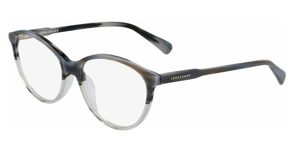 title:Longchamp Women's LO2709-004 Fashion 53mm Gradient Horn Black Opticals;color:Gradient Horn Black Frame, Demo Lens