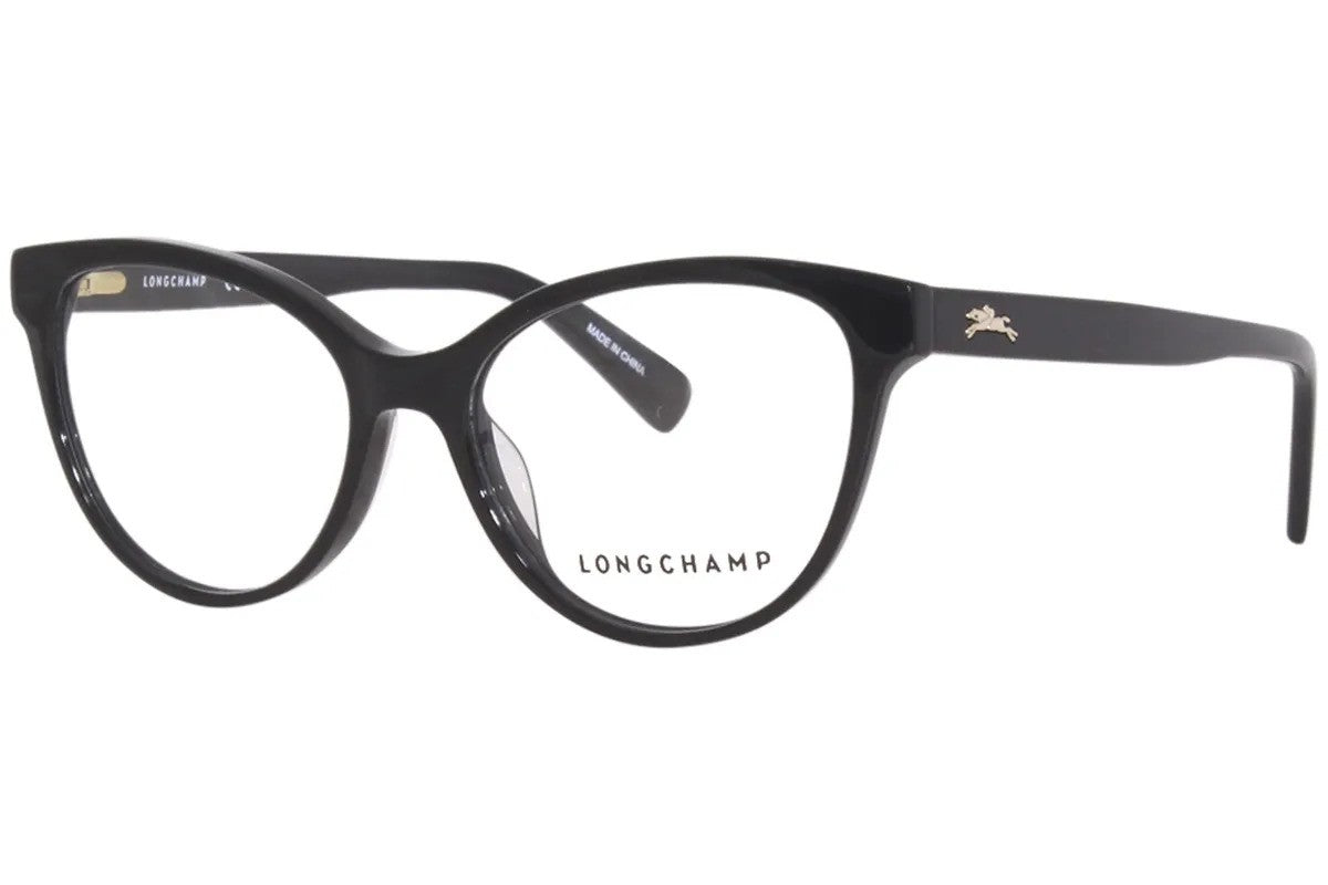 title:Longchamp Women's LO2688-001 Fashion 42mm Shiny Black Opticals;color:Shiny Black Frame, Demo Lens