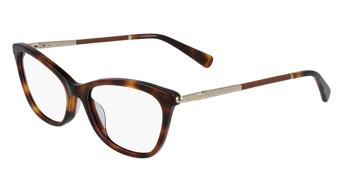 title:Longchamp Women's LO2670L-214 Fashion 52mm Havana Opticals;color:Havana Frame, Demo Lens