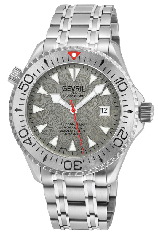 title:Gevril Men's Hudson Yards 43mm Automatic Watch 48852B;color:Grey