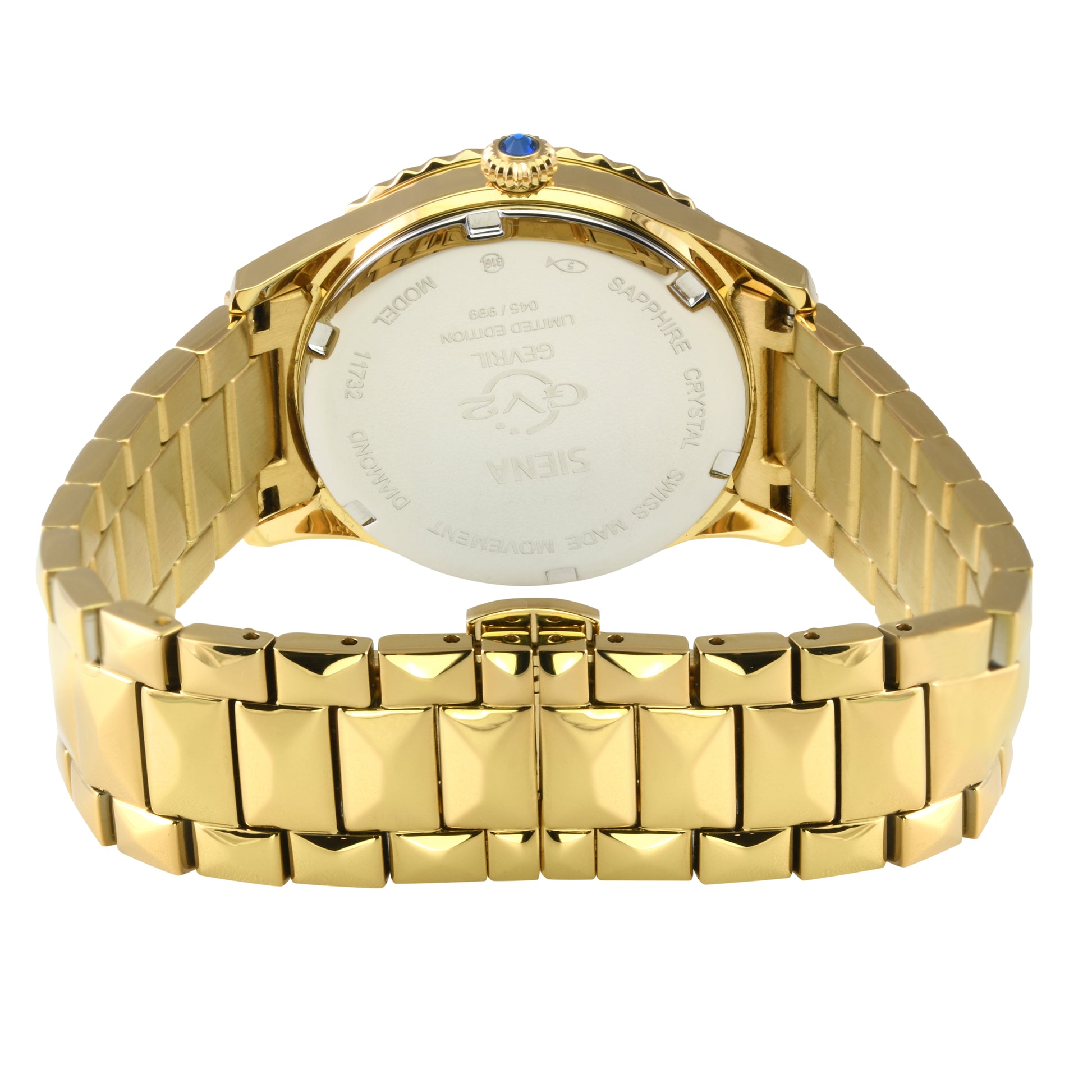 title:GV2 by Gevril Women's Siena 36mm Quartz Watch 11731B;color:White Mother-of-Pearl