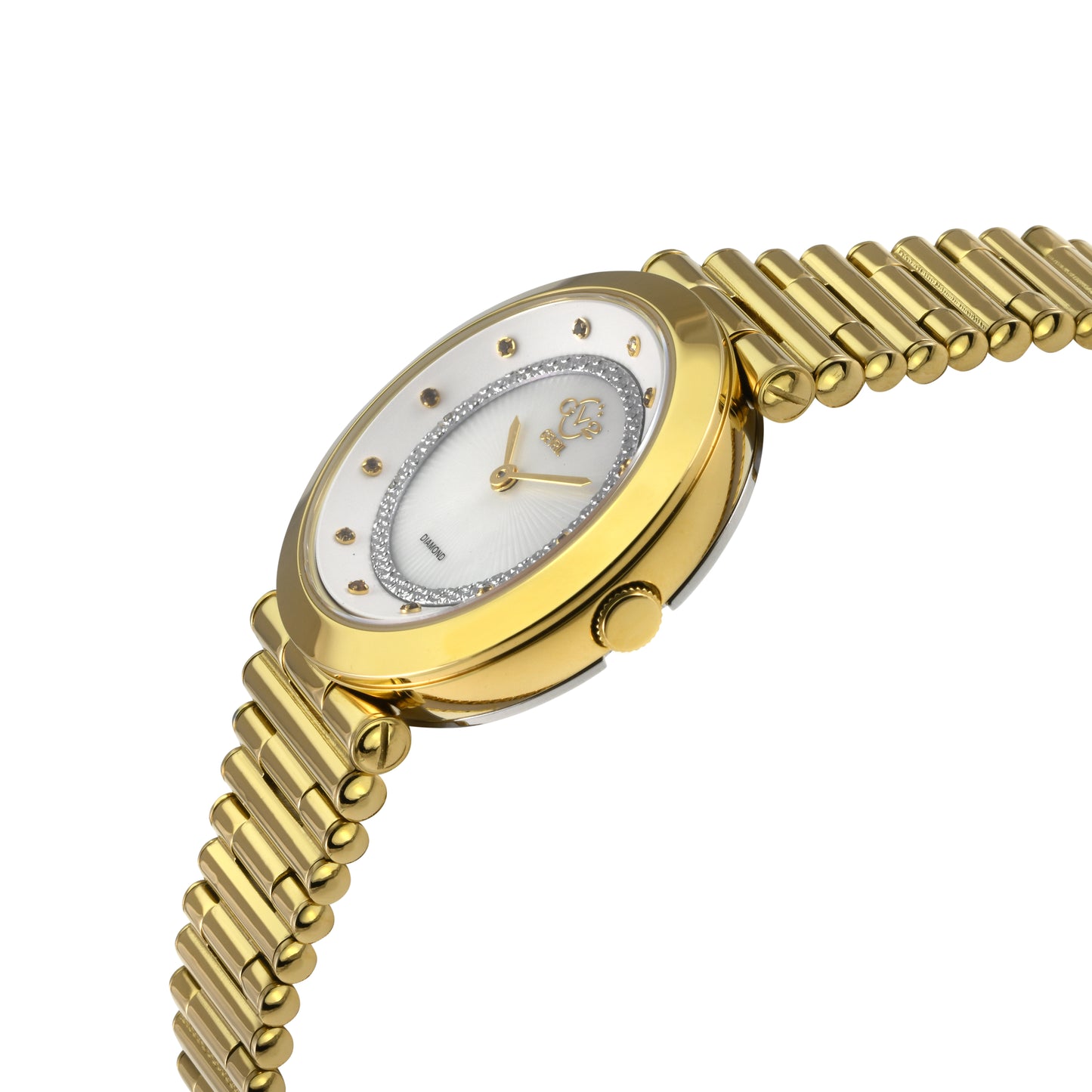 title:GV2 by Gevril Women's Burano 34mm Quartz Watch 14412B;color:White Mother-of-Pearl