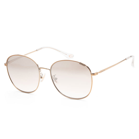 title:Coach Women's Fashion HC7134-93318Z-57 57mm Shiny Rose Gold Sunglasses;color:Shiny Rose Gold