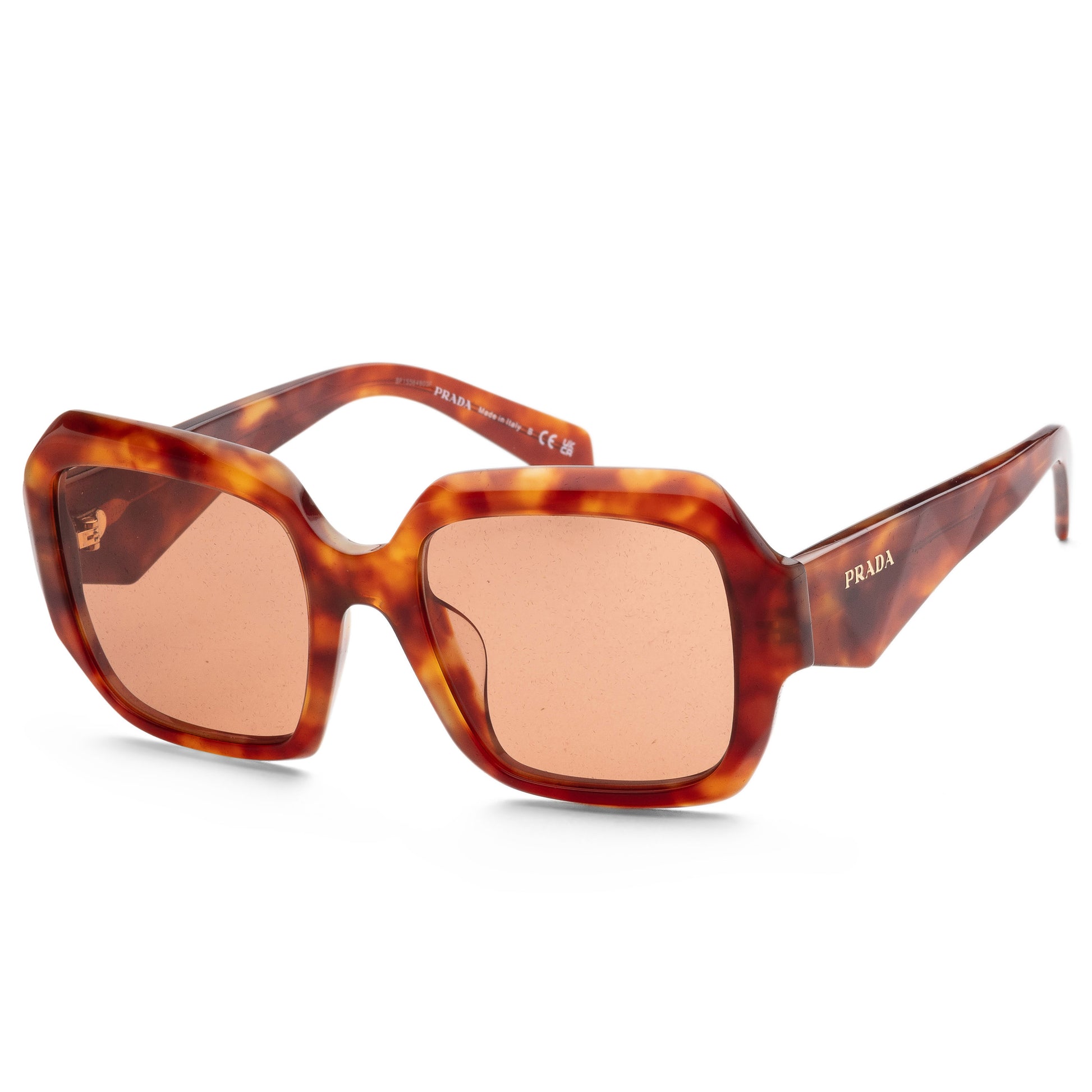 Prada Women's PR-28ZSF-10L07V-54 Fashion Light Tortoise Sunglasses - Ruumur