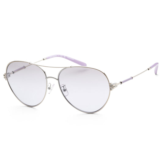 title:Tory Burch Women's Fashion TY6098-33567A-58 58mm Silver Sunglasses;color:Silver